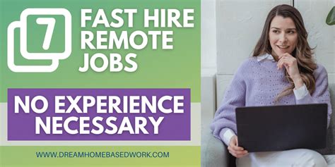 100 Remote Job Full-Time Employee. . Quick hire jobs remote